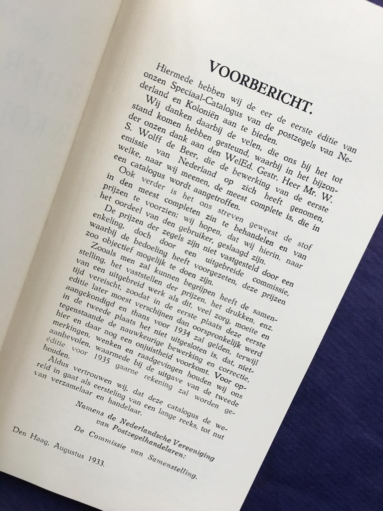 Postzegel catalogus 1934 (Ned. & Kol.), Postzegels en Munten, Ophalen of Verzenden