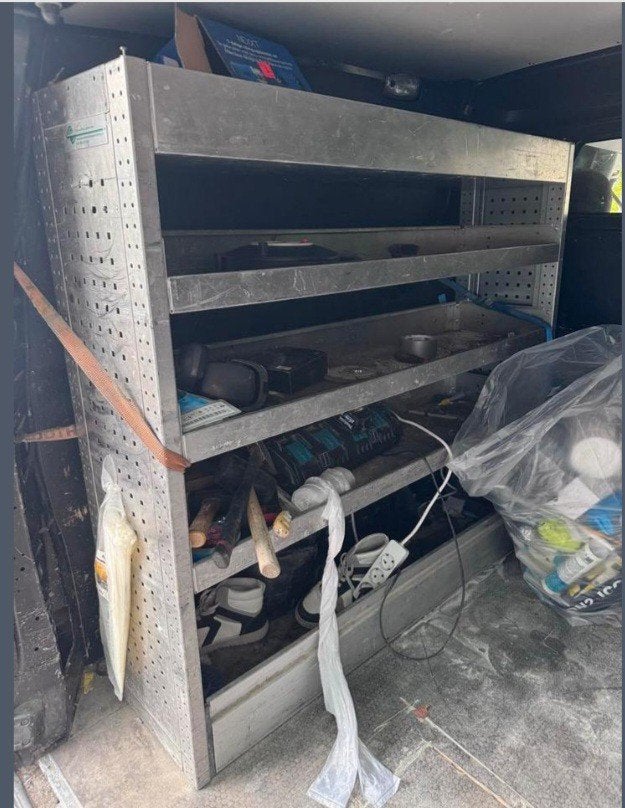 Stellingkast Mercedes Vito aluminium, Ophalen