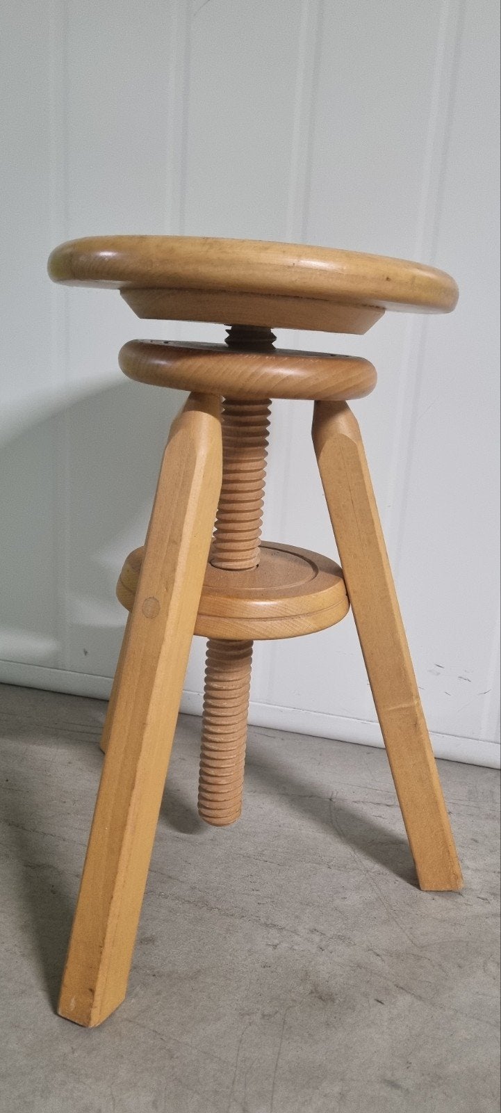 Houten pianokruk in hoogte verstelbaar, Ophalen of Verzenden, In hoogte verstelbaar, Nieuw, Hout