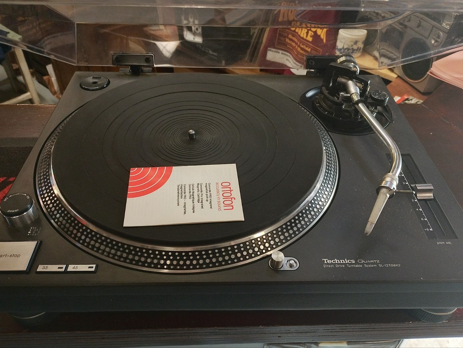 Technics quartz sl 1210mk2, Audio, Tv en Foto, Platenspelers, Ophalen, Zo goed als nieuw, Technics