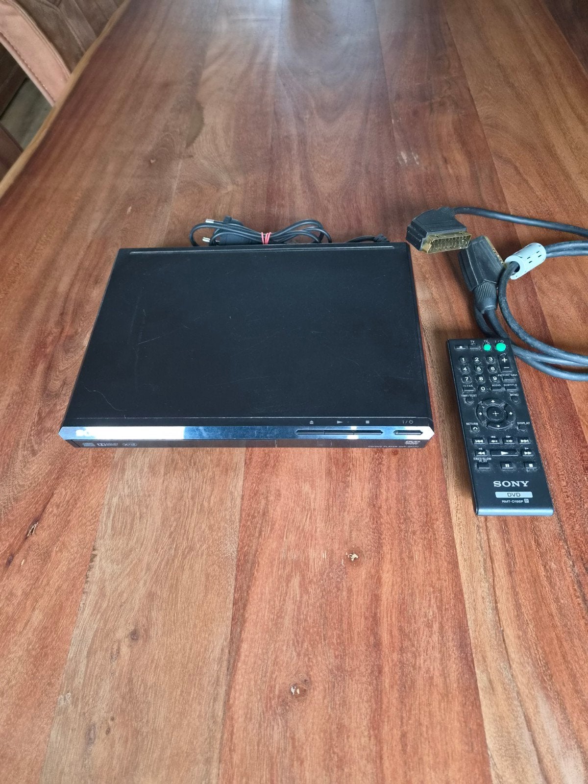 Sony DVP-SR170 CD/DVD-speler met afstandsbediening, Ophalen of Verzenden, Gebruikt, Dvd-speler, Sony