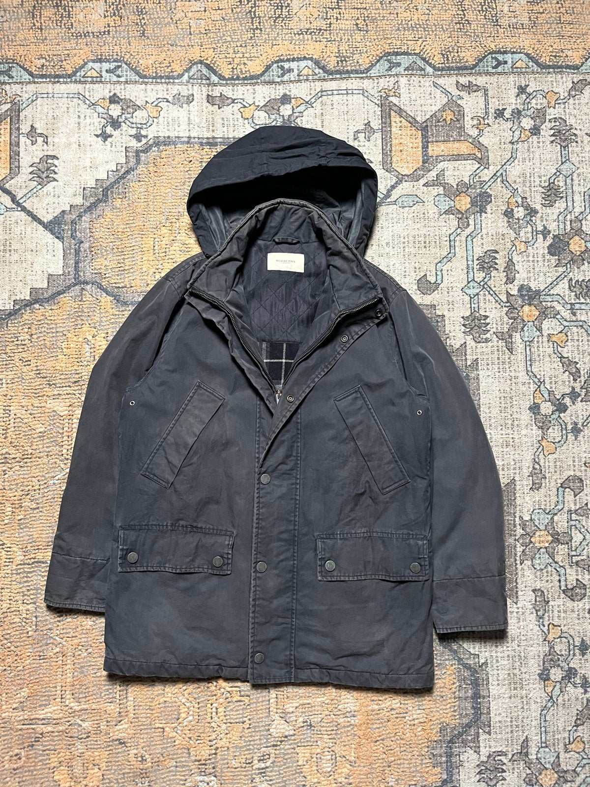 Burberry London Winterjas Maat M - Zwart, Ophalen of Verzenden, Gedragen, Maat 48/50 (M), Zwart