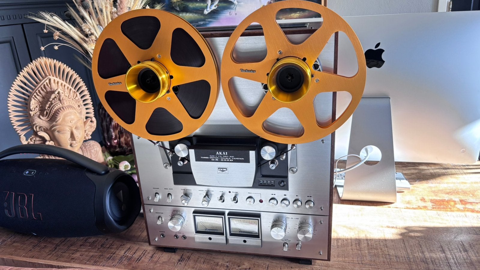 AKAI GX 650 D Bandrecorder, Audio, Tv en Foto, Bandrecorders, Ophalen of Verzenden