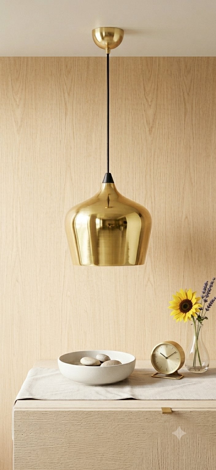 Frandsen Toni Rie Cohen Hanglamp Ø25 - Messing, Ophalen of Verzenden, Nieuw, Metaal