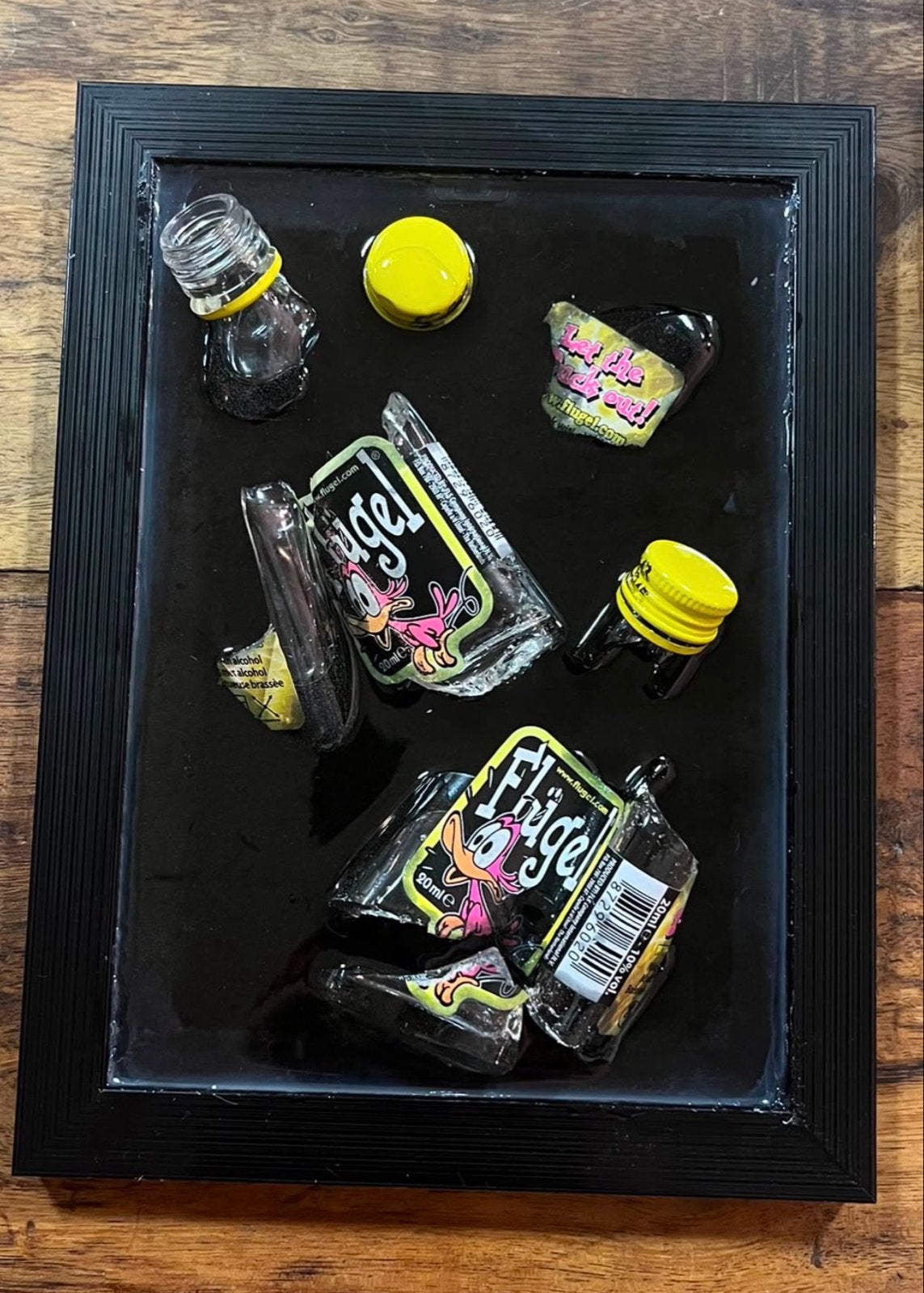 Flügel in epoxy, Verzenden