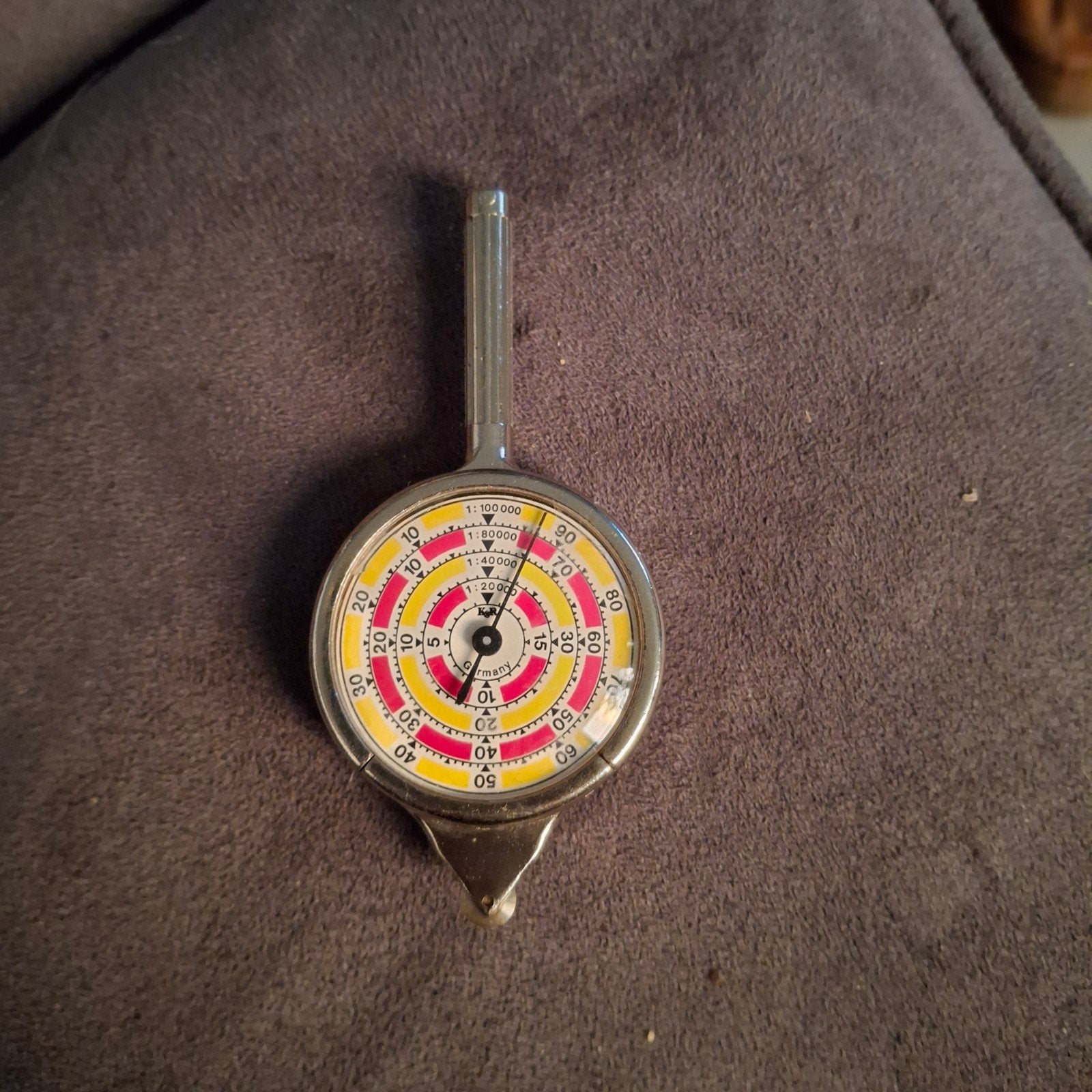 Vintage Kaartlezer / Curvimeter - Afstandsmeter, Antiek en Kunst, Ophalen of Verzenden