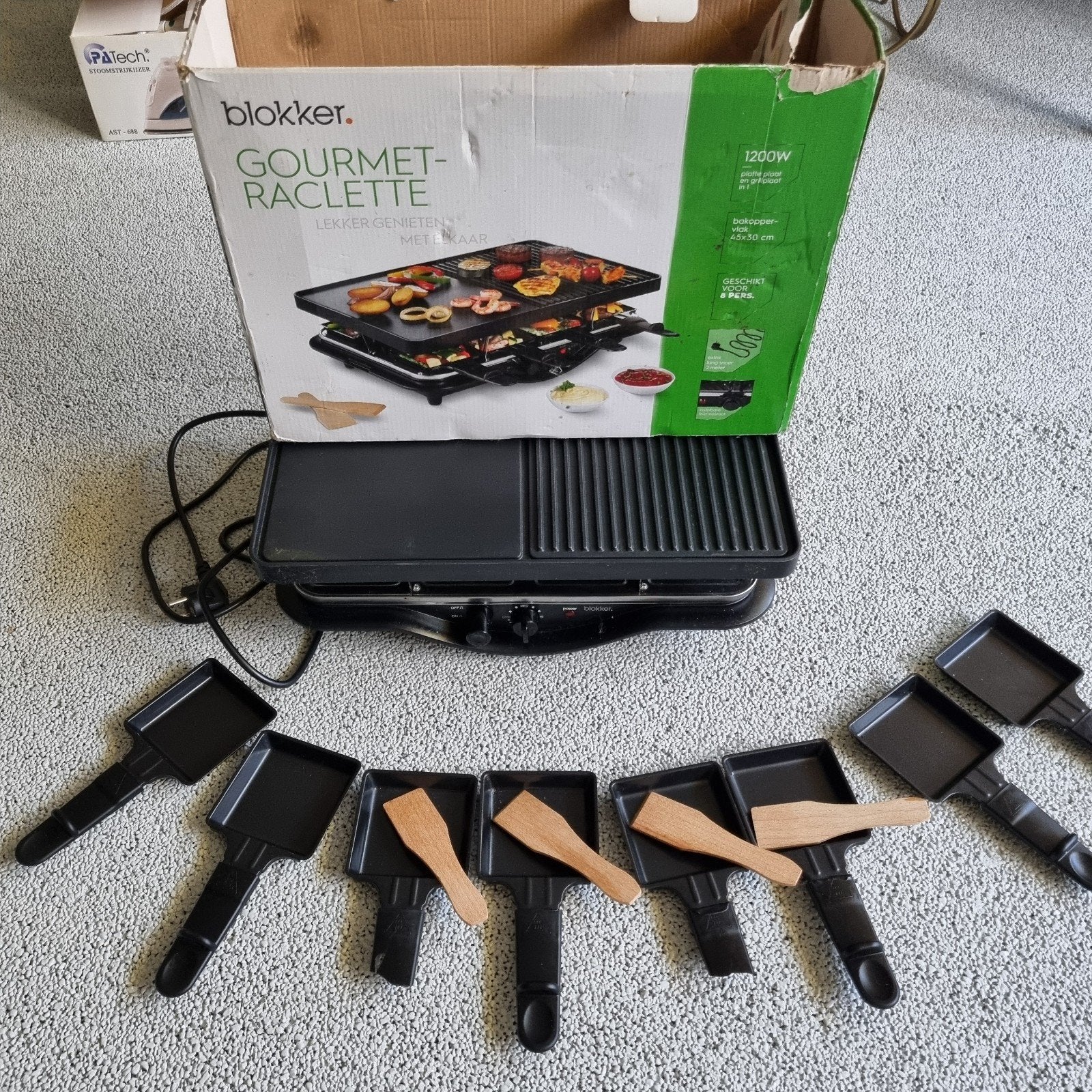 Gourmet Raclette set voor 8 personen - Blokker, Ophalen of Verzenden, Zo goed als nieuw, 8 personen of meer