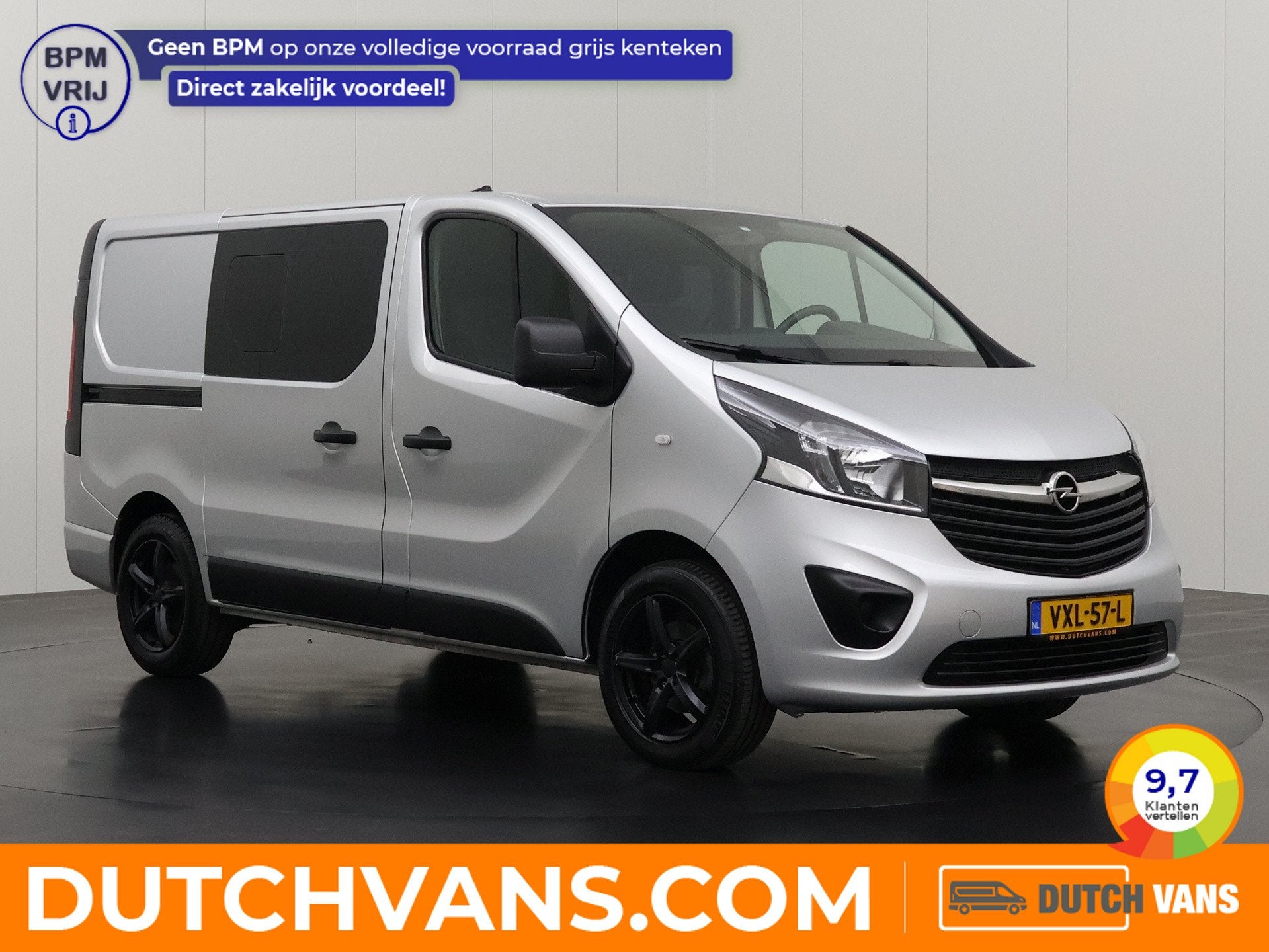 Opel Vivaro 1.6CDTI 120PK Dubbele Cabine Innovation | Multim, Voorwielaandrijving, Gebruikt, Euro 6, 4 cilinders