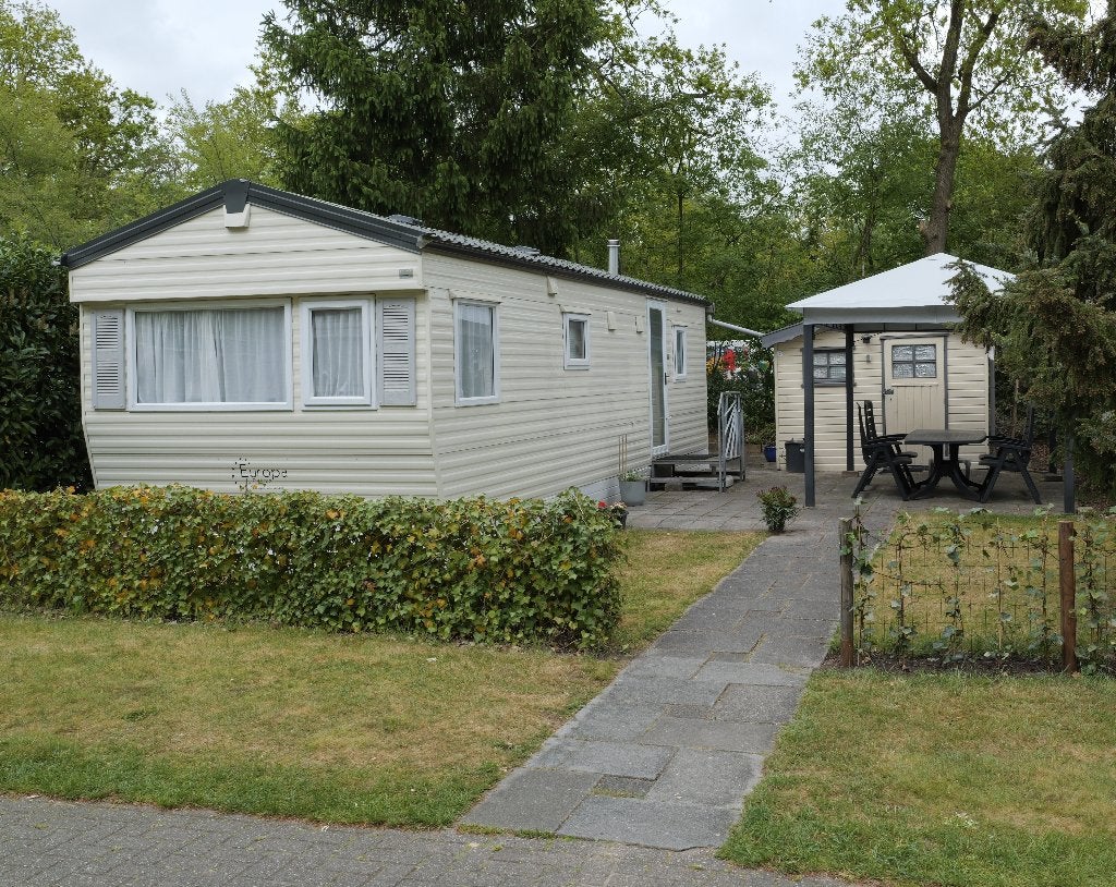 Stacaravan Europa De Luxe van 2013 Camping 't Hout Bakkeveen, Caravans en Kamperen, Stacaravans, Tot en met 5