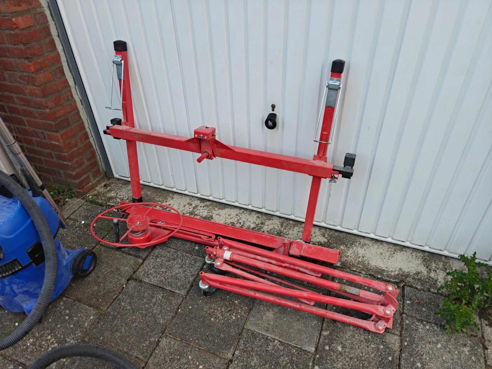 Gipsplaatlift / Platenlift / Plafondlift, Ophalen, Gebruikt