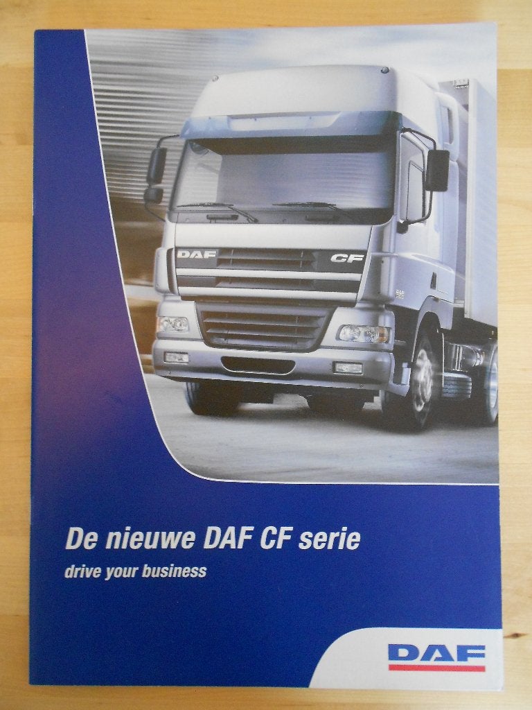 DAF CF Brochure 2001 – CF65 CF75 CF85 65 75 85, Ophalen of Verzenden, Zo goed als nieuw, Overige merken, DAF
