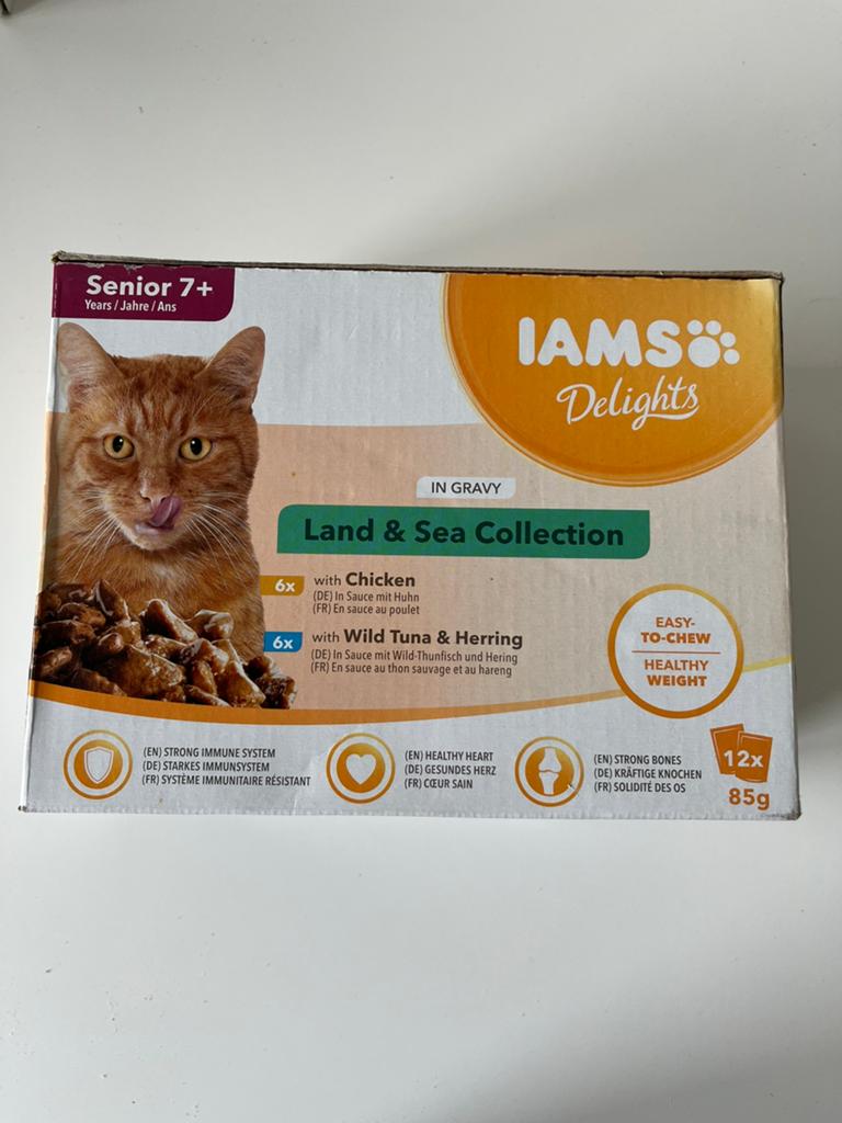 Iams delights natvoer, Dieren en Toebehoren, Dierenvoeding, Ophalen of Verzenden, Kat