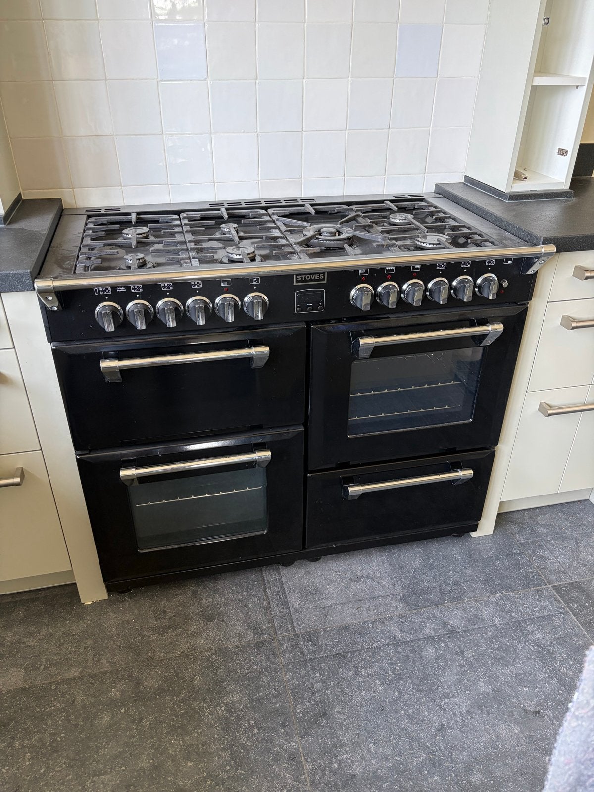 Stoves Richmond Fornuis 110cm gas, Ophalen, Gebruikt, Hete lucht, 60 cm of meer