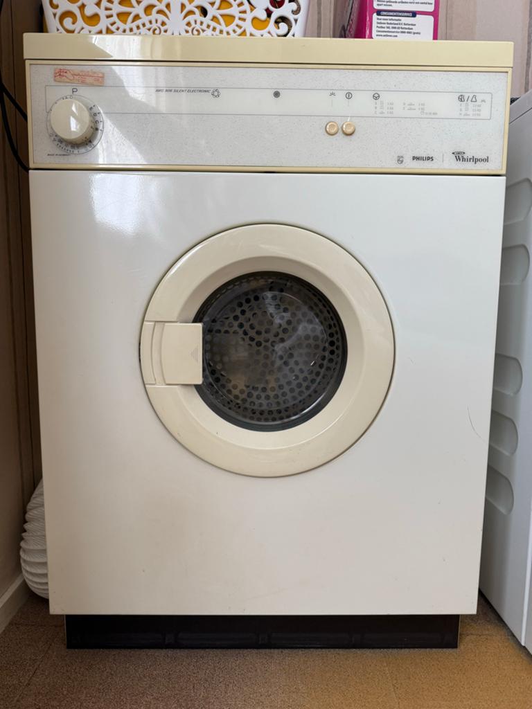 Goed werkende Whirlpool / Philips wasdroger - ideaal voor ca, Ophalen, Gebruikt, Luchtafvoer, 4 tot 6 kg
