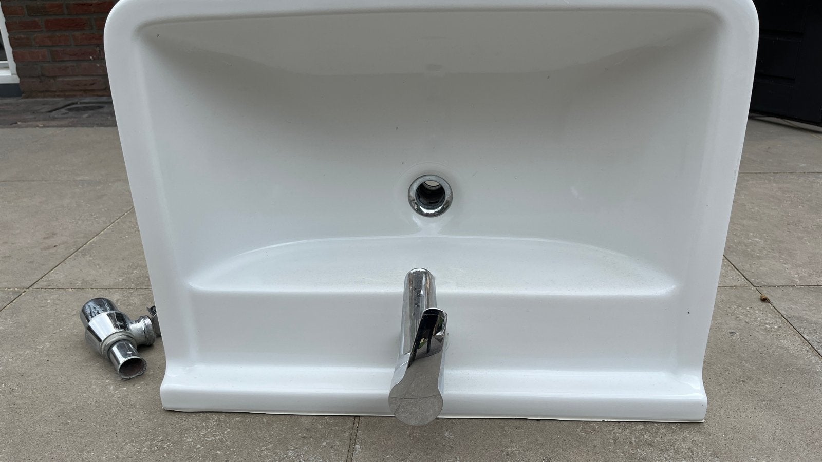 Duravit wastafel met kraan - 65x49 cm, Ophalen, Gebruikt, Wastafel