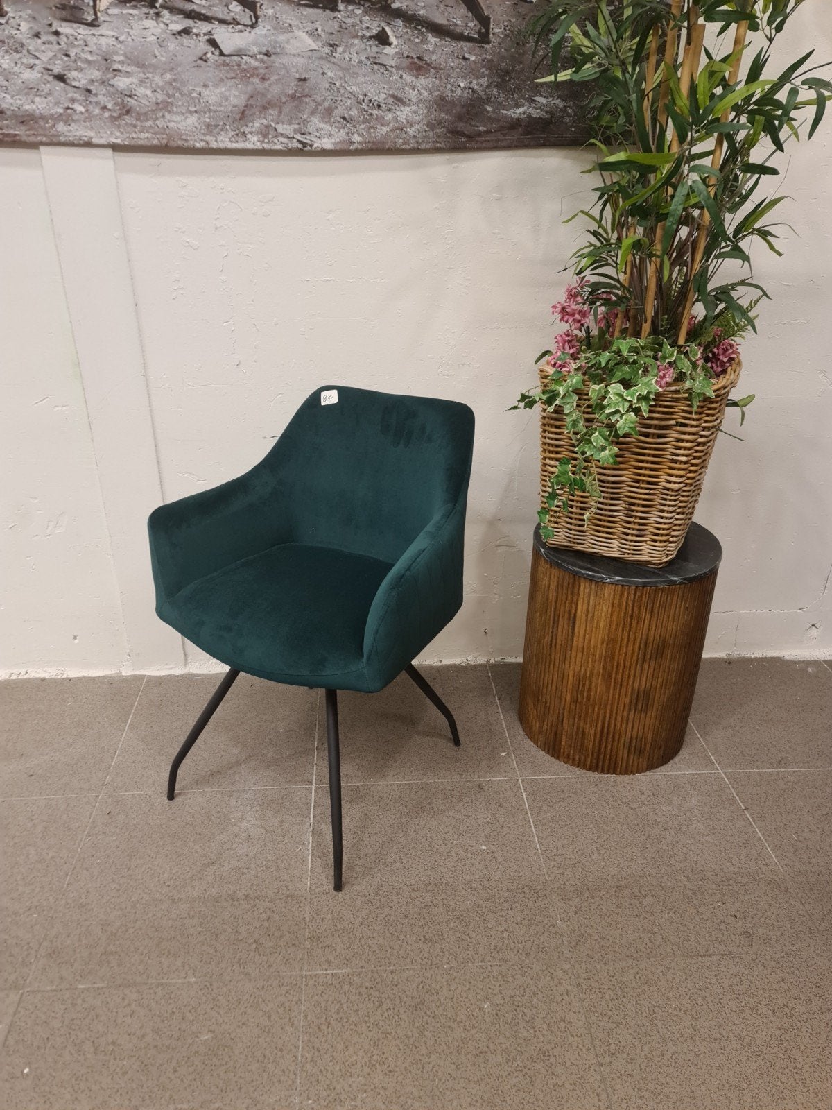 Nieuwe bronx71 eetkamerstoel Nelly groen velvet kuip €75p/st, Huis en Inrichting, Stoelen, Ophalen, Industrieel landelijk barok brocante koloniaal boheems vintage