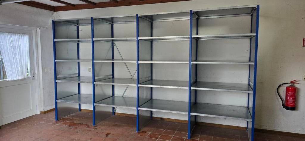 4,1 meter stow legbordstelling , magazijnstelling , stelling, Ophalen