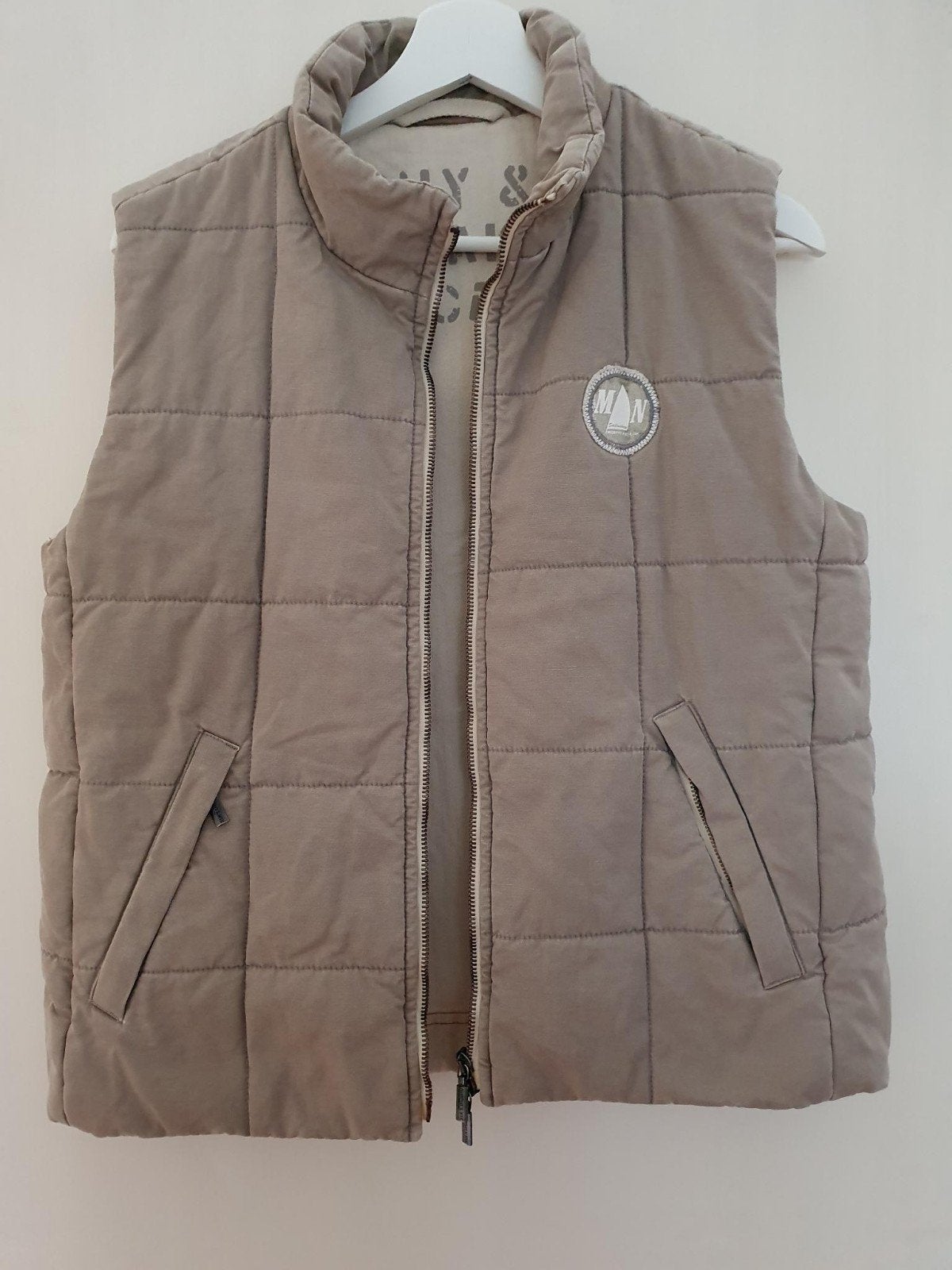 Bodywarmer van Murphy & Nye, Murphy & Nye, Verzenden, Beige, Gedragen