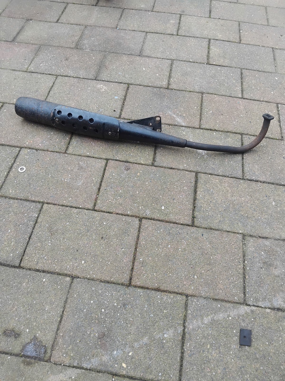 tomos uitlaat, Ophalen, Uitlaat