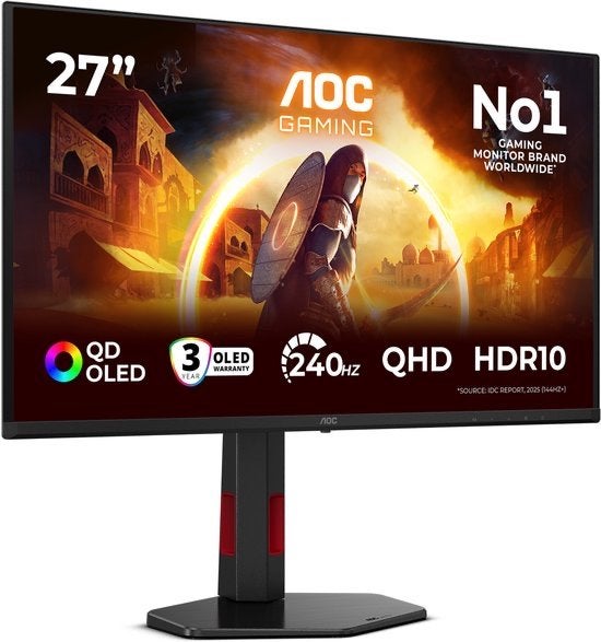 AOC Q27G4ZDR QHD OLED Gaming Monitor 240Hz HDMI 2.1