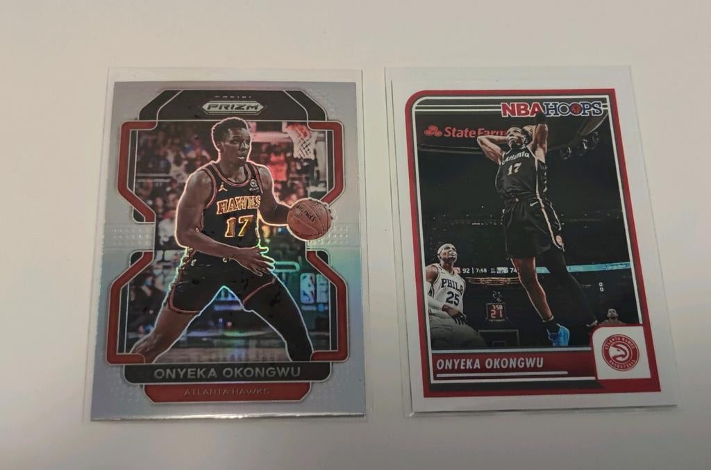 Onyeka Okongwu NBA kaarten (2 stuks), Hobby en Vrije tijd, Verzamelkaartspellen | Overige, Ophalen of Verzenden