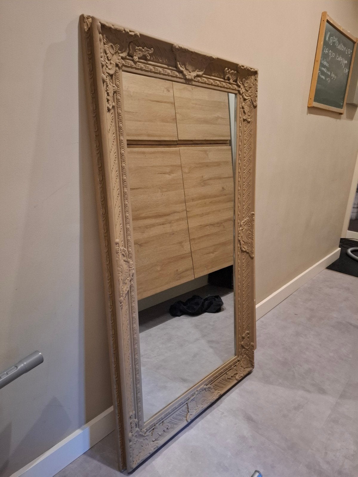 grote zware spiegel 140 x 80, Huis en Inrichting, Ophalen, Gebruikt, 100 tot 150 cm, 75 tot 100 cm