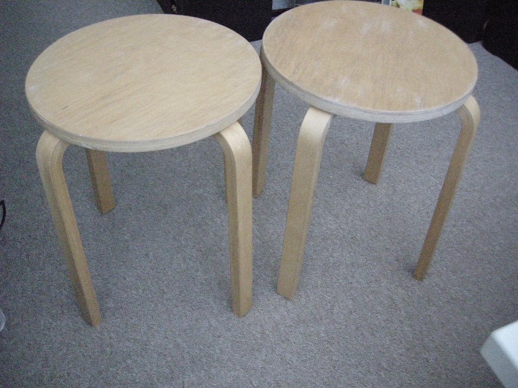 Krukje plywood Frosta Ikea (2X) - nette staat, Ophalen, Gebruikt, Hout