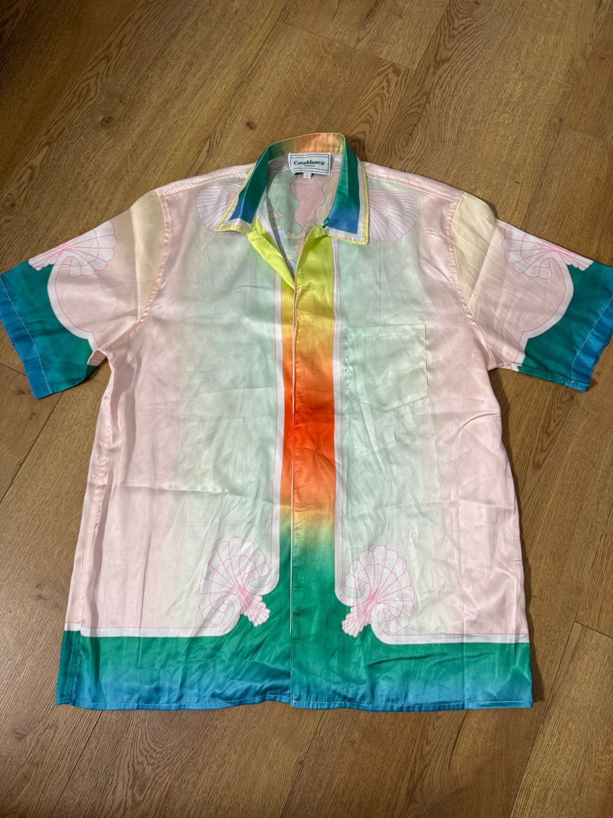 Casablanca Tennis Club Zijden Overhemd - Meerkleurig, Kleding | Heren, Meerkleurig, Free, New, Zo goed als nieuw