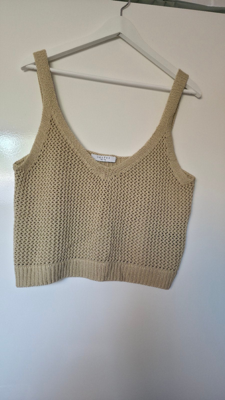 Costes Rebel gehaakte top, maat M, beige. Nieuw., Kleding | Dames, Tops, Maat 38/40 (M), Beige, Ophalen of Verzenden, Zo goed als nieuw