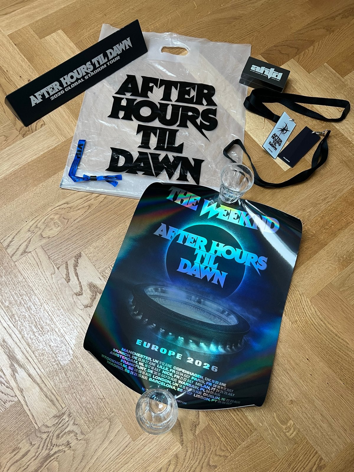 The Weeknd After Hours Til Dawn 2026 VIP goedie bag, Ophalen of Verzenden, Nieuw, Overige typen