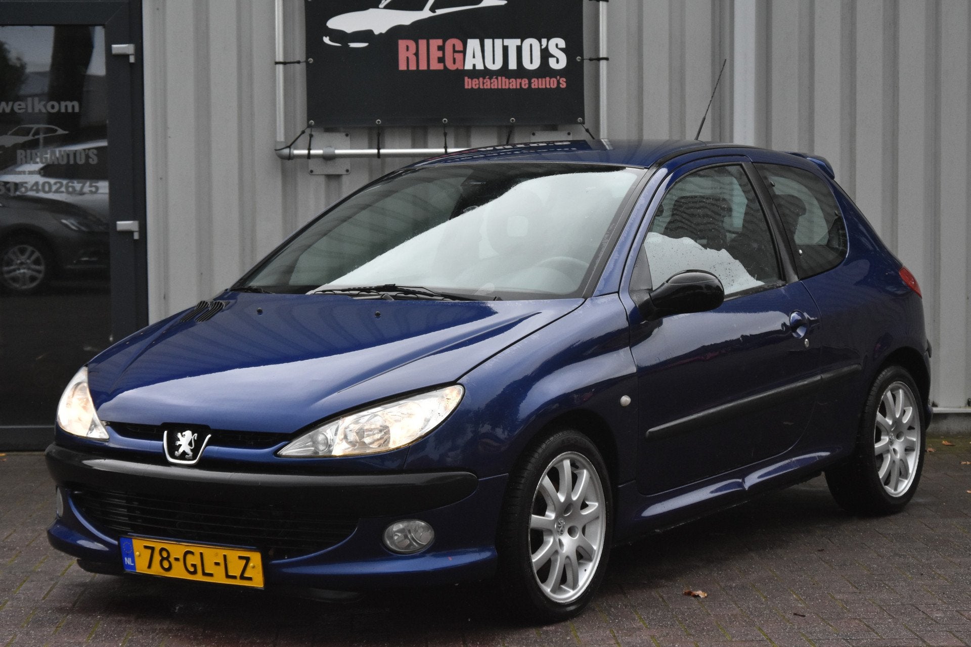 Peugeot 206 206 GTI 2.0-16V – 2001 | Ideale Tracktool / Ri, Auto's, 136 pk, Blauw, Origineel Nederlands, Bedrijf
