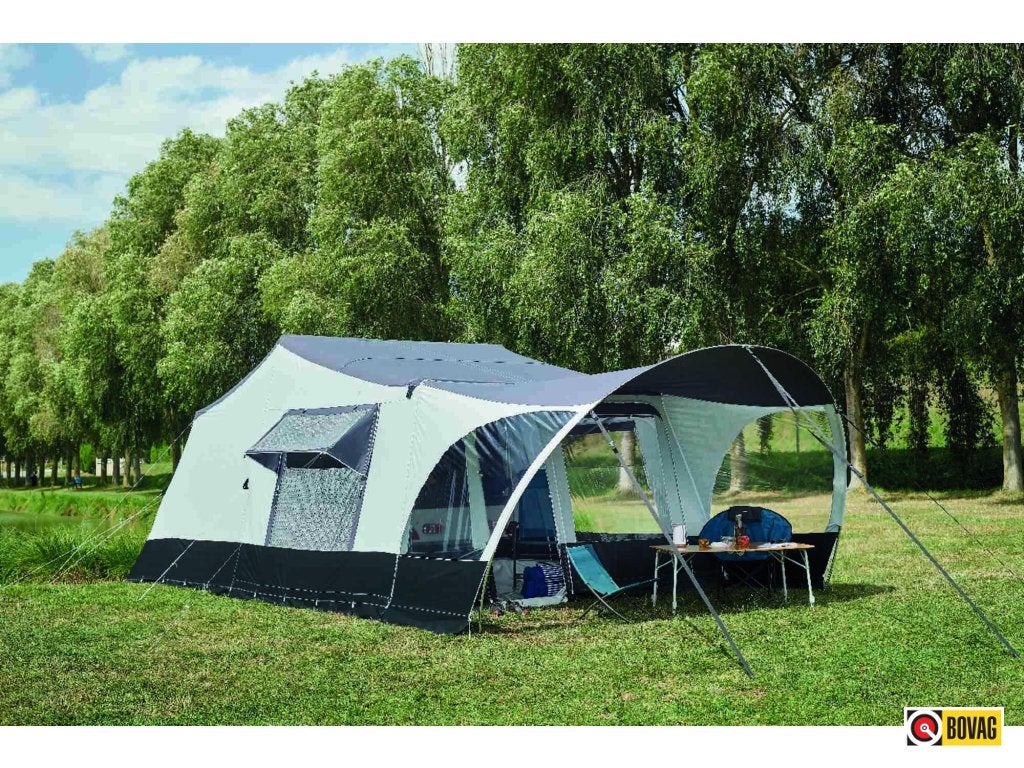 Jamet Jametic Eco + luifel/ fietsenrek, Caravans en Kamperen, Vouwwagens, Tot en met 4, Jamet