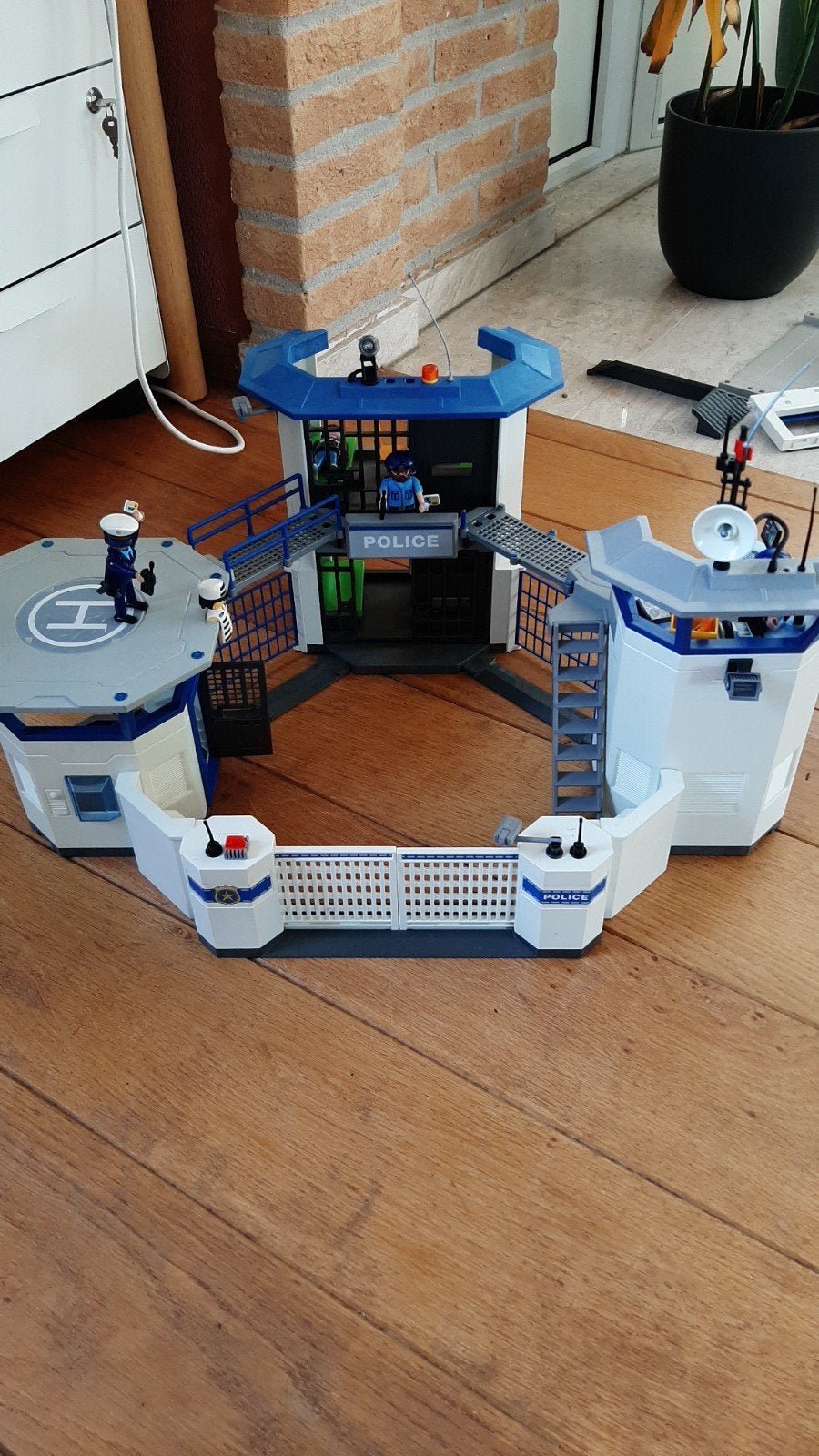 Playmobil politiebureau, Kinderen en Baby's, Ophalen, Gebruikt, Gebouw, Complete set