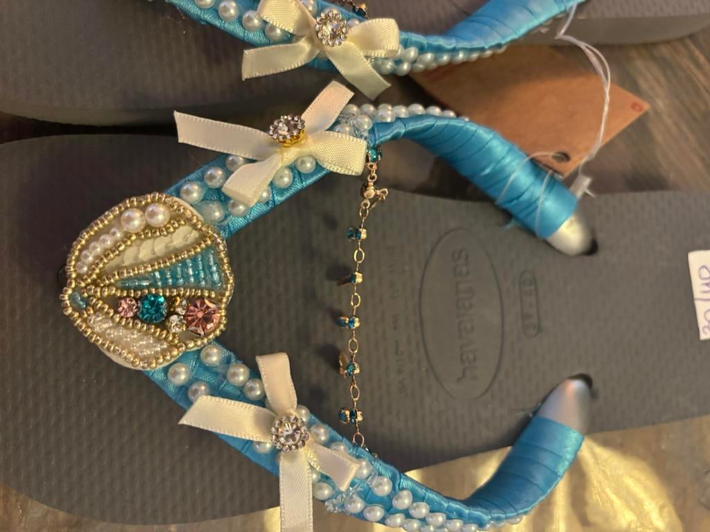 Havainas met strass steentjes, Slippers, Overige kleuren, Nieuw, Ophalen of Verzenden