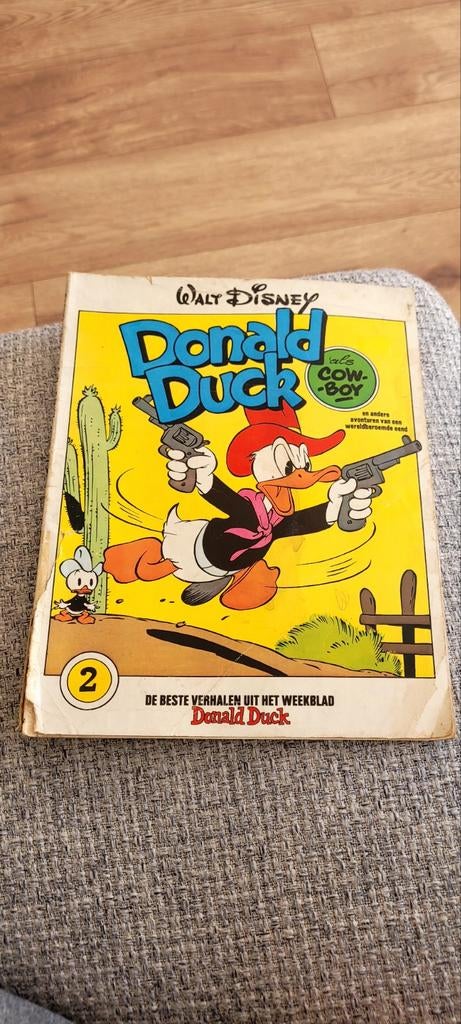 Donald Duck als Cowboy - De Beste Verhalen uit het Weekblad, Eén stripboek, Ophalen of Verzenden, Gelezen, Walt Disney