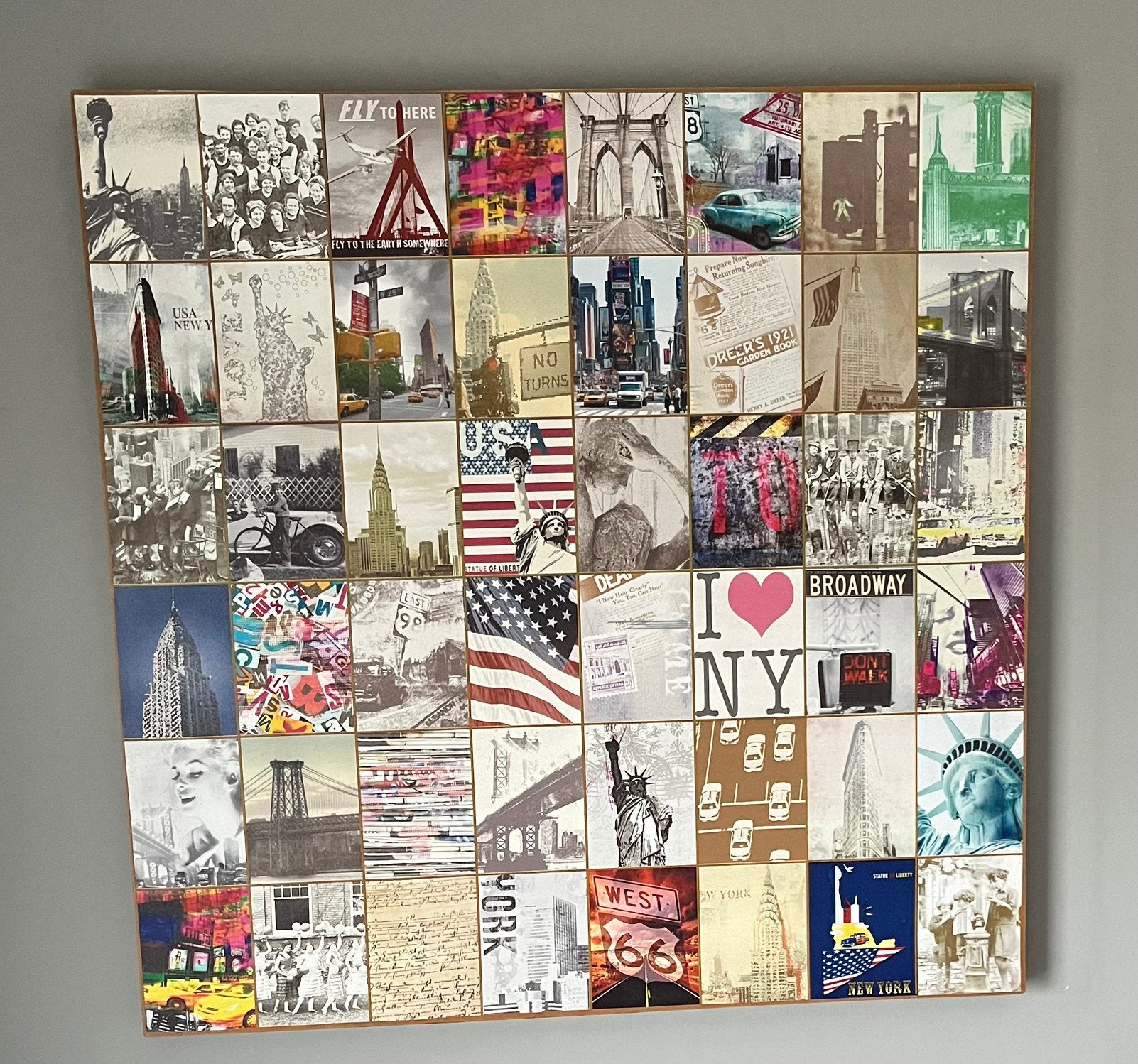 Canvan schilderij New york, Ophalen, Print, Print/reproductie