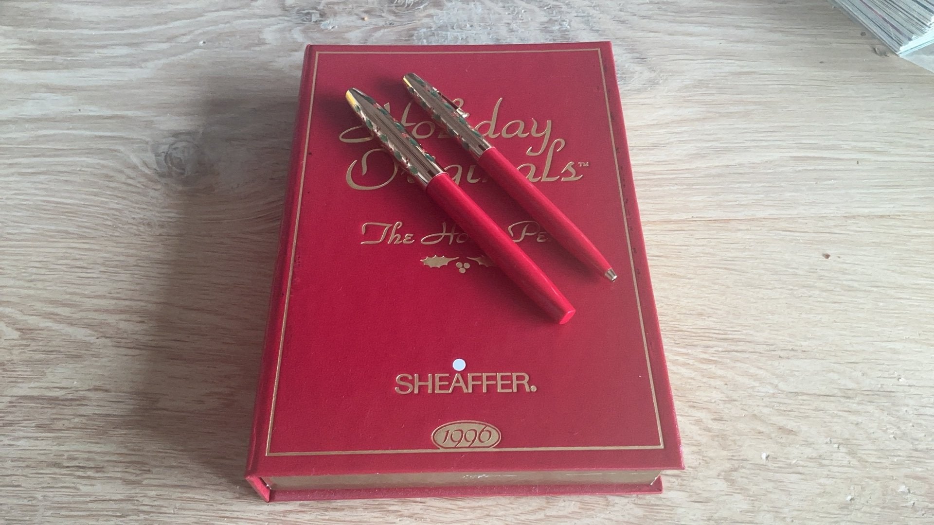 Sheaffer Triumph The Holly Pen - limited edition - set, Nieuw, Met doosje, Ophalen of Verzenden, Pennenset