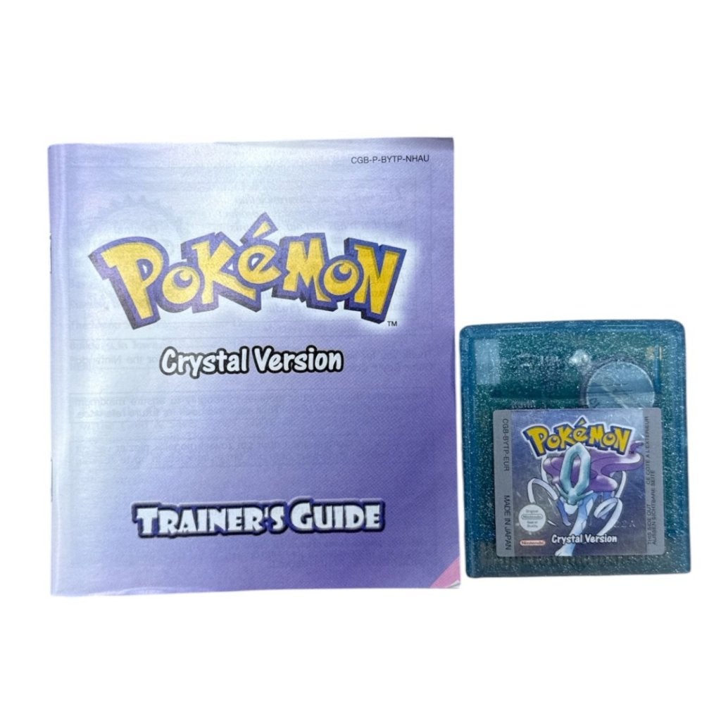 Pokémon Crystal Version GBC Game EUR | Achterkant Beschadigd, Spelcomputers en Games, Nintendo, Zo goed als nieuw, Support@nintendo.com