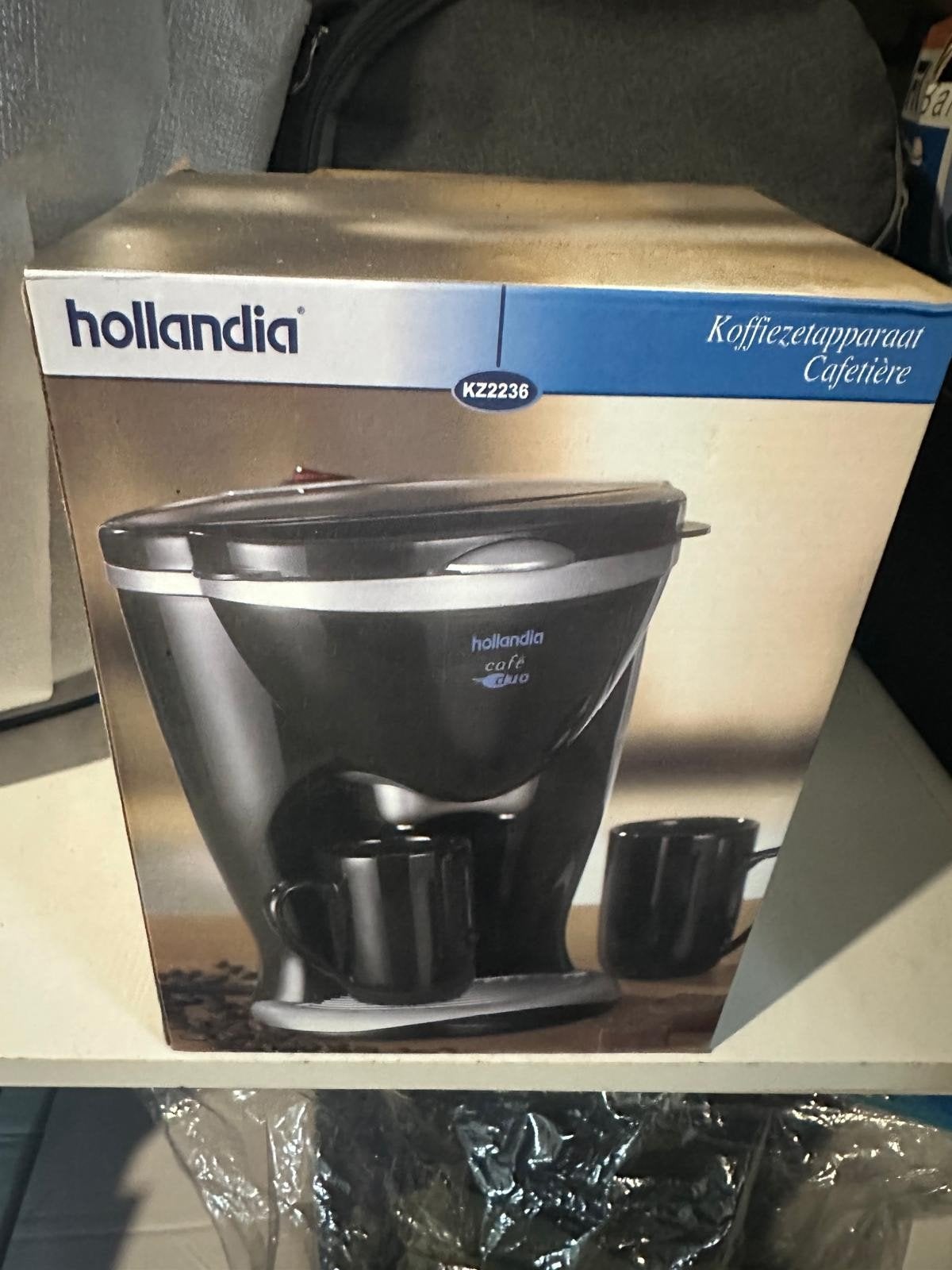 Hollandia Koffiezetapparaat KZ2236 - Café Duo, Witgoed en Apparatuur, Koffiezetapparaten, Ophalen, Gemalen koffie, 2 tot 4 kopjes