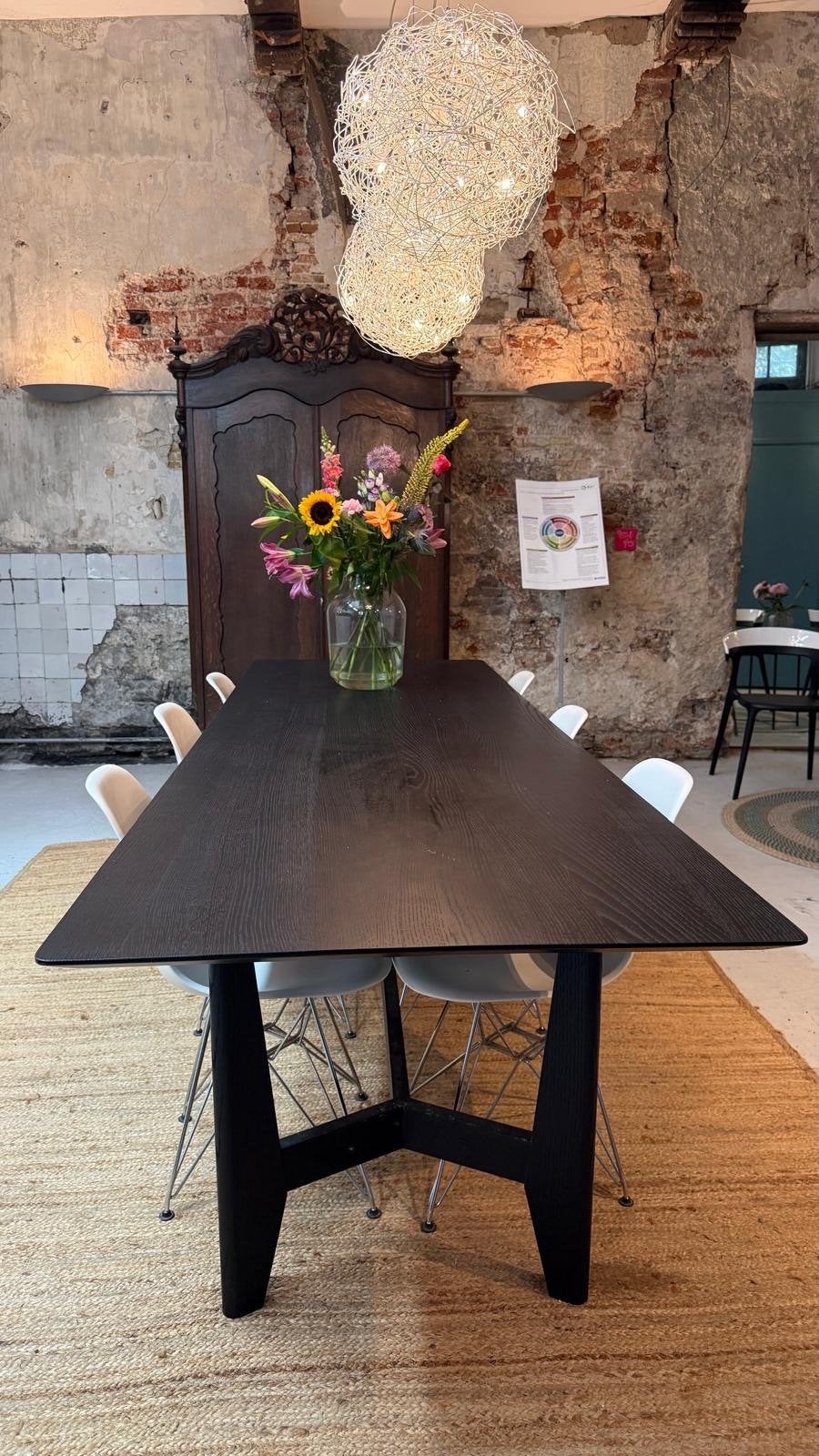Piet Boon Collection YKE design eettafel/vergadertafel, Ophalen, 100 tot 150 cm, Eikenhout, 200 cm of meer