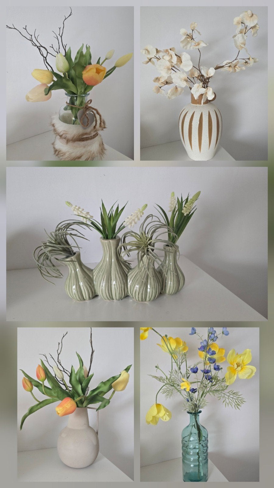Diverse Vazen Collectie: Glas, Keramiek, Unieke Ontwerpen, Huis en Inrichting, Woonaccessoires | Vazen, Met patroon/structuur