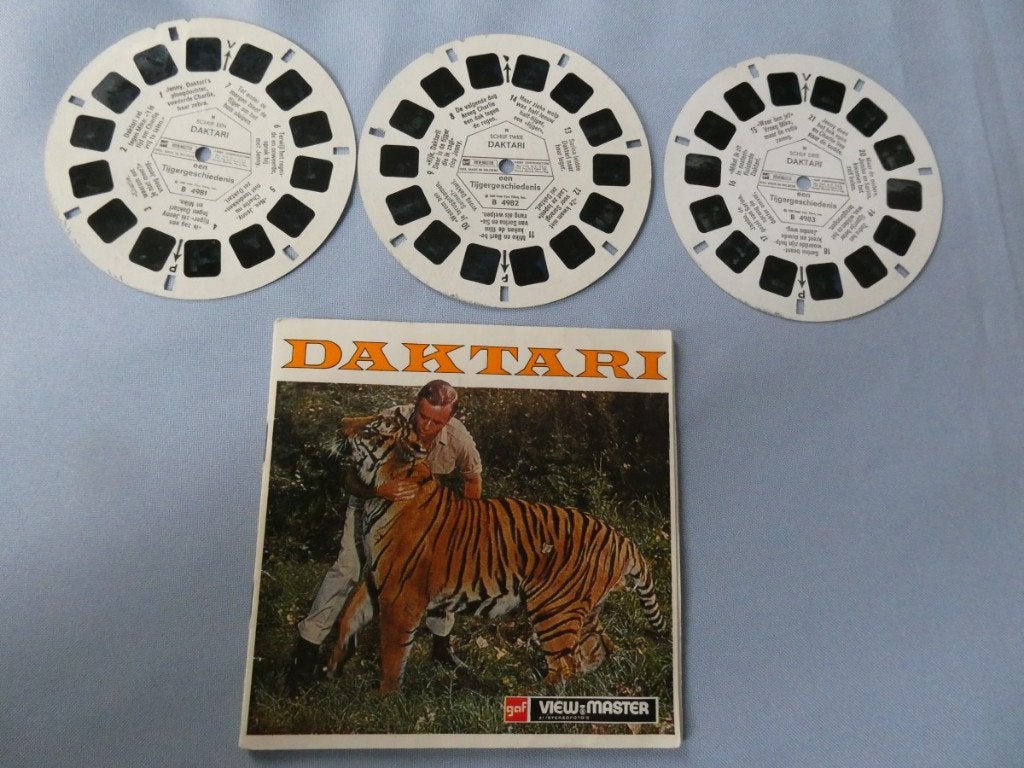 DAKTARI - Vintage View-Master Stereofoto's, Verzenden, Gebruikt