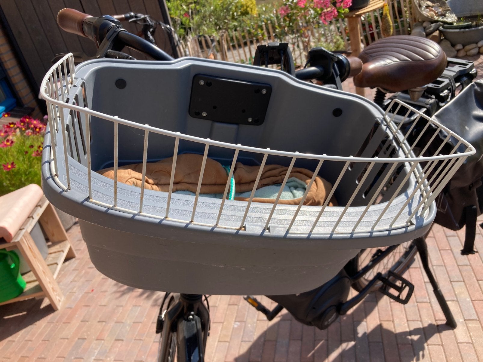 Hondenfietsmand voor aan het stuur, Ophalen, Gebruikt, Fietsmand, Stuurbevestiging