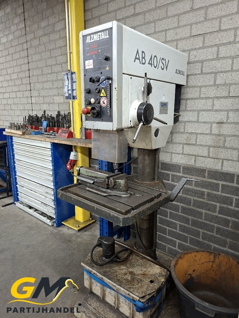 Kolomboormachine Alzmetall en Flott, Doe-het-zelf en Verbouw, Ophalen, Gebruikt, Kolomboormachine