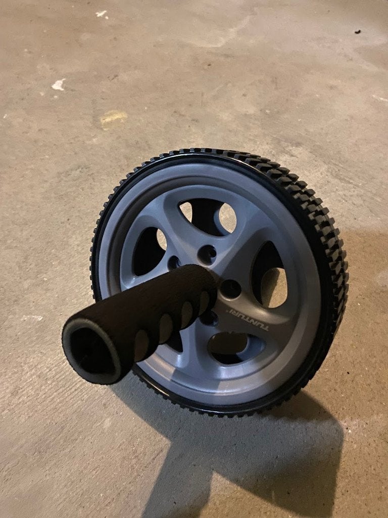 Ab Wheel Tunturi (Buikspieren), Sport en Fitness, Ophalen, Zo goed als nieuw, Buik, Buikspierwiel