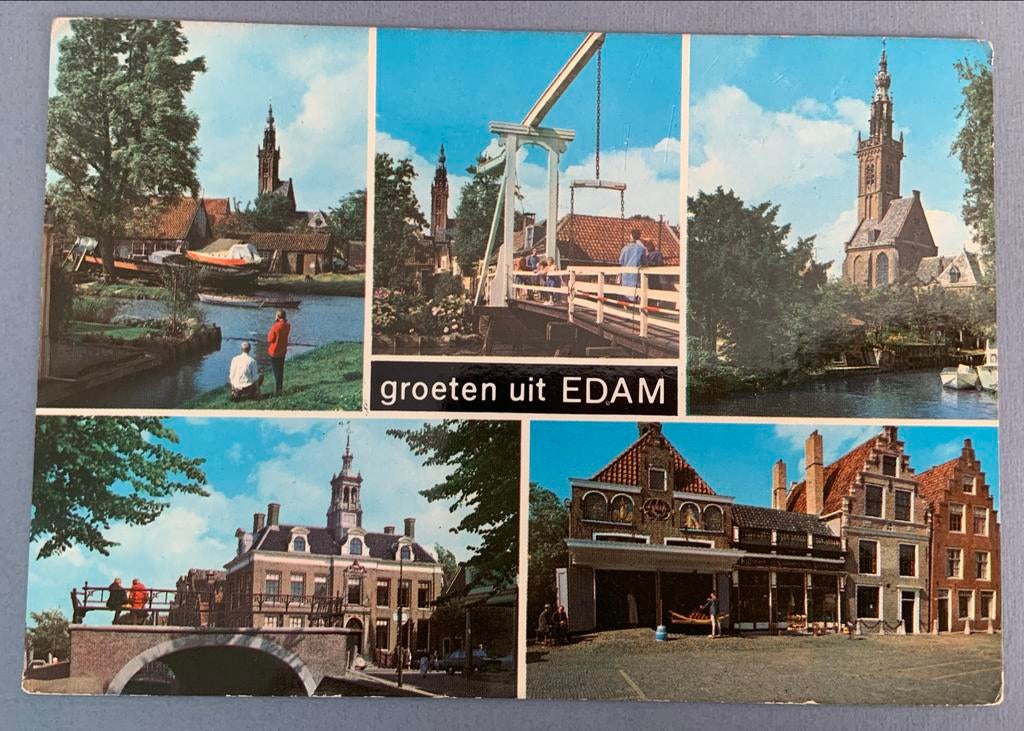 Groeten uit Edam, Ophalen of Verzenden, 1960 tot 1980, Gelopen, Noord-Holland