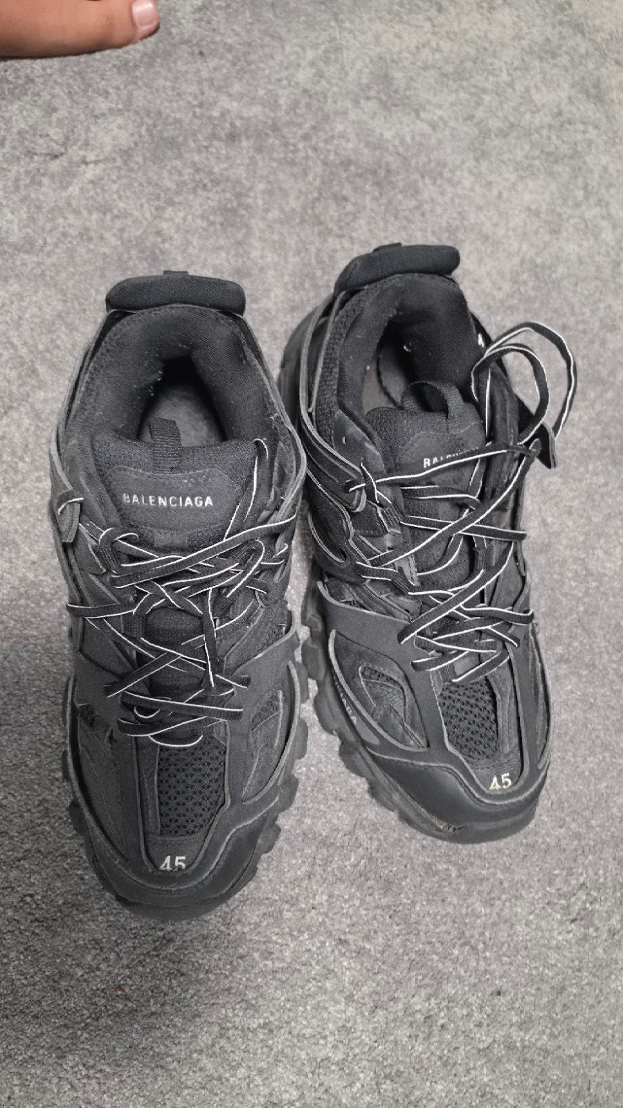 Balenciaga Track Sneakers Zwart Maat 45, Zwart, Ophalen of Verzenden, Sneakers of Gympen, Gedragen
