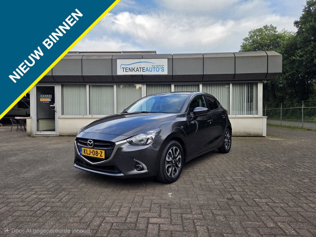 Mazda 2 1.5 Skyactiv-G GT-M Navigatie Cruise control PDC Lic, Dealer onderhouden, Stof, Gebruikt, Euro 6