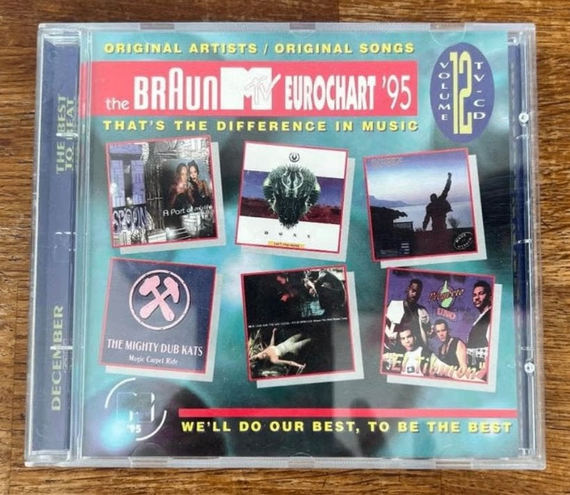 CD Braun MTV Eurochart '95 deel 5, Cd's en Dvd's, Cd's | Verzamelalbums, Ophalen of Verzenden, Zo goed als nieuw, Pop