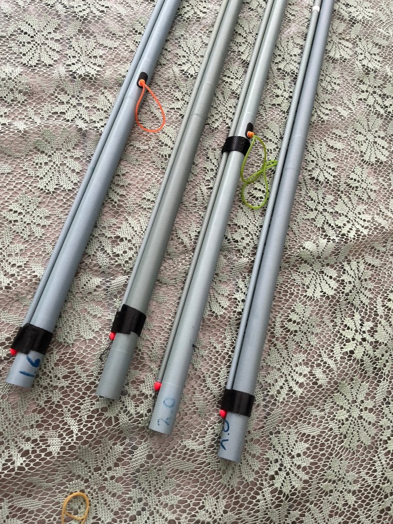 adv 928 / NIEUW set 4 topkits SENSAS, Watersport en Boten, Ophalen, Nieuw, Vaste hengel